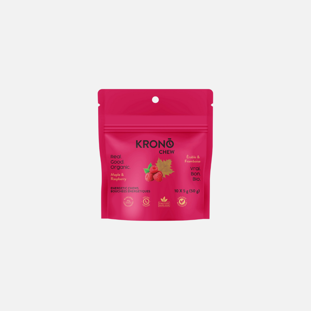 KRONO NUTRITION Bouchées Énergétiques Chew - Érable et Framboise
