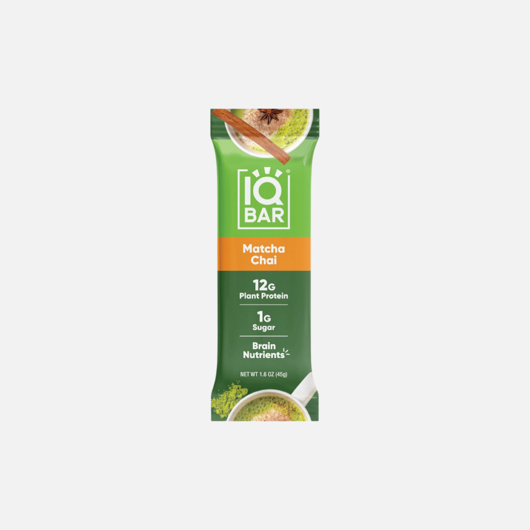 IQBAR - Barre protéinée Matcha Chaï