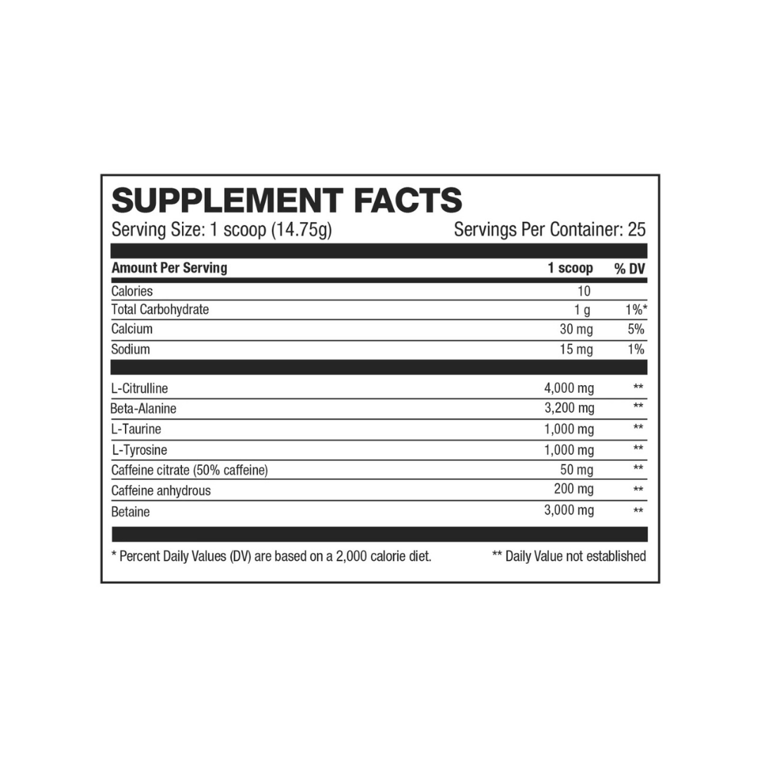 Informations nutritionnelles