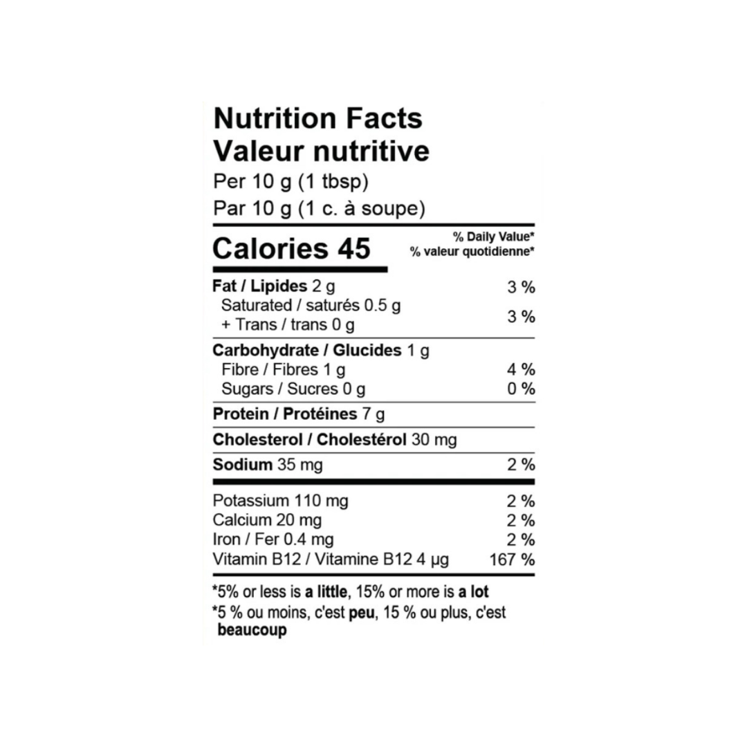 Informations nutritionnelles