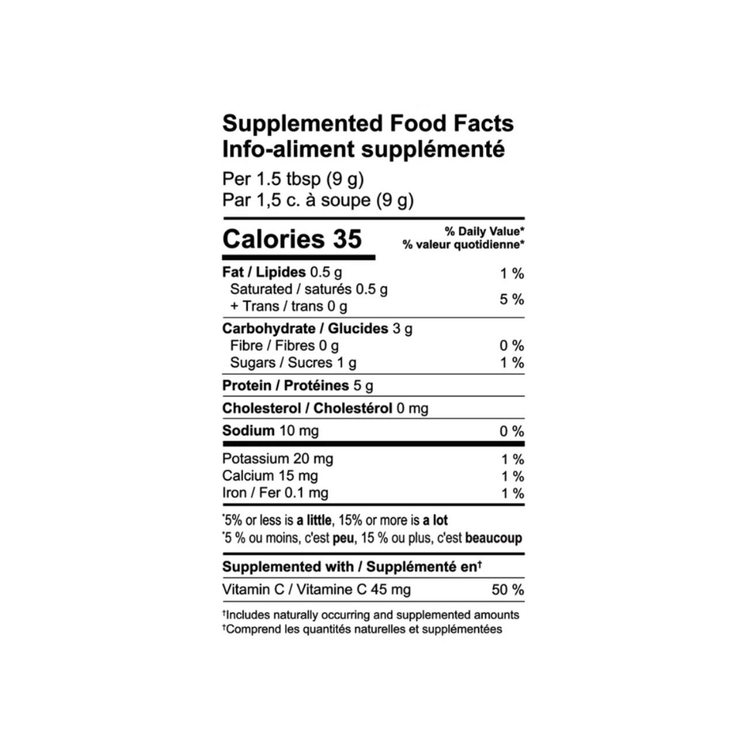 Informations nutritionnelles