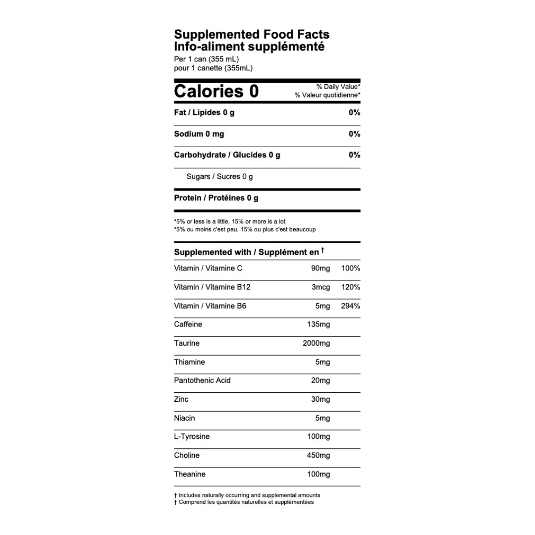 Informations nutritionnelles