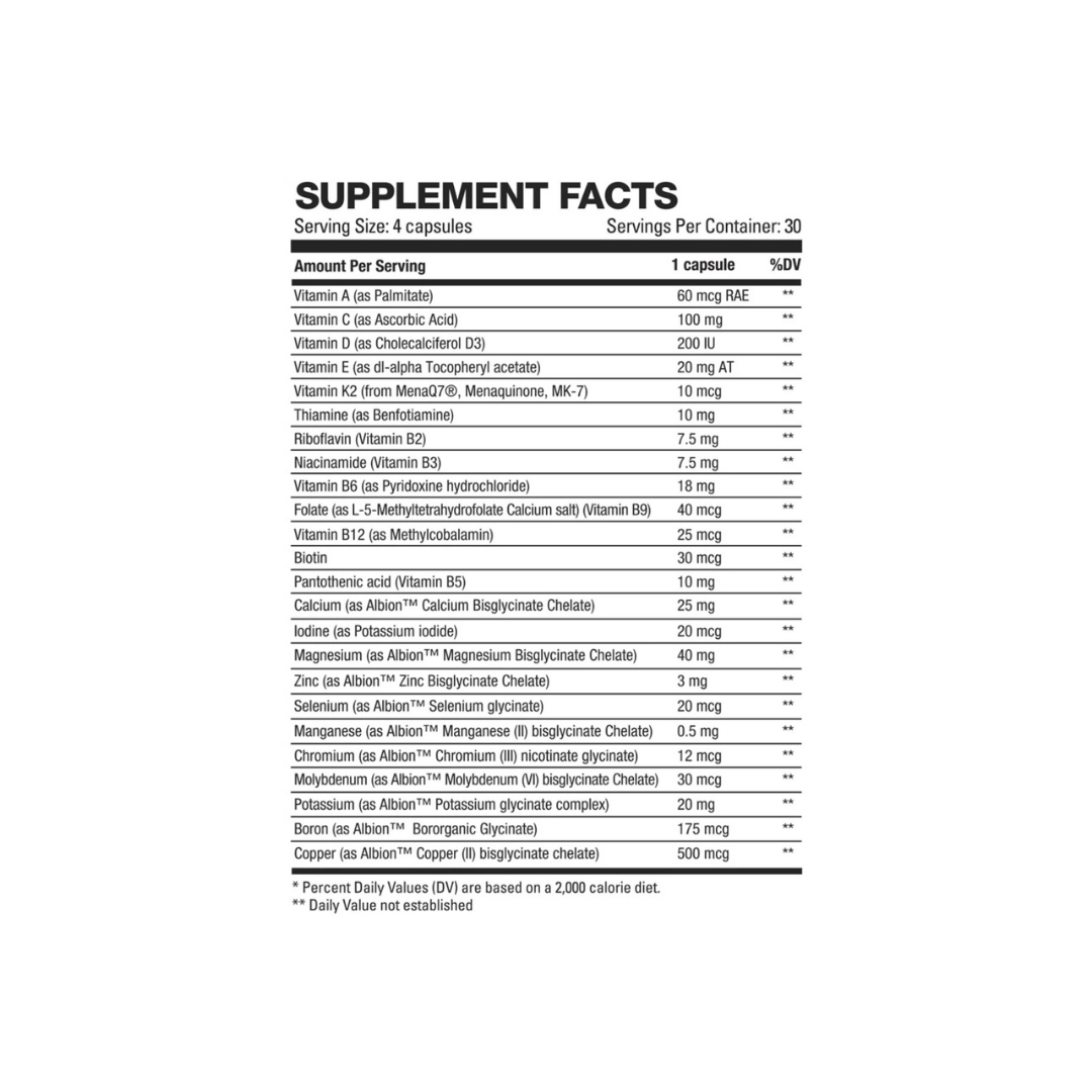 Informations nutritionnelles