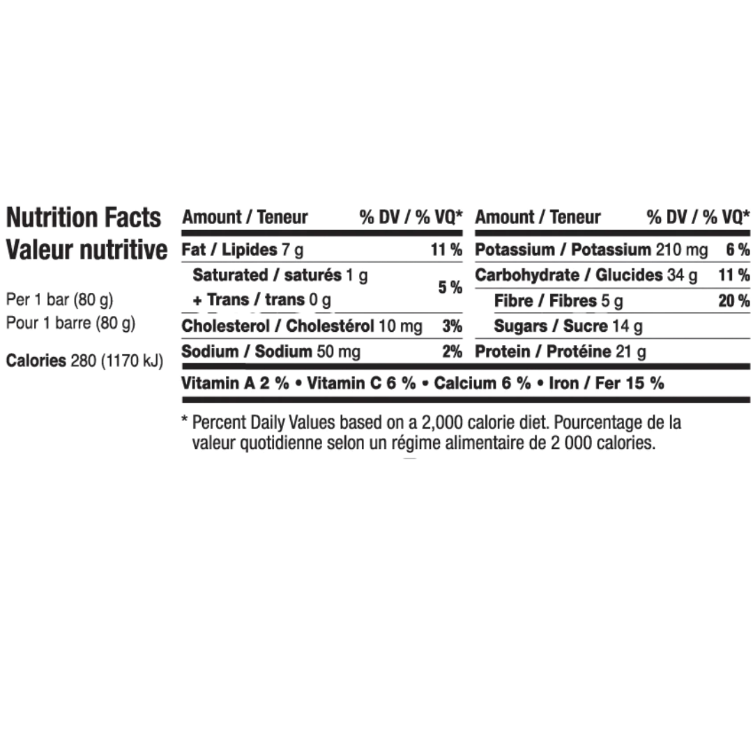 Informations nutritionnelles