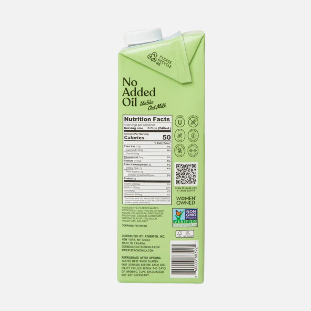 TÁCHE - Boisson de Pistache Non Sucrée