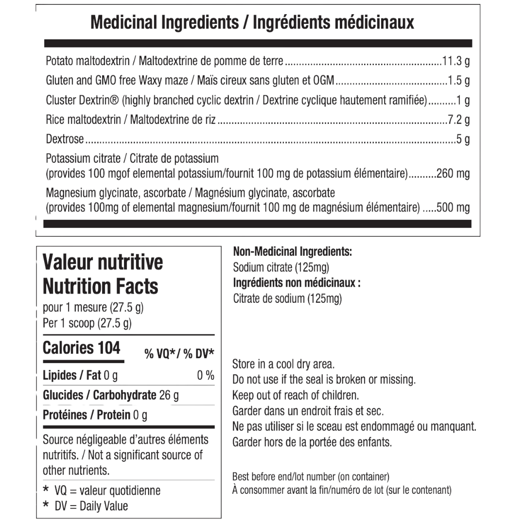 Informations nutritionnelles