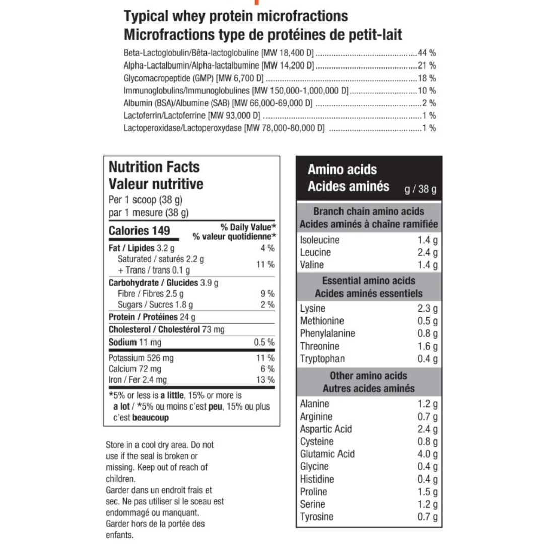 Informations nutritionnelles