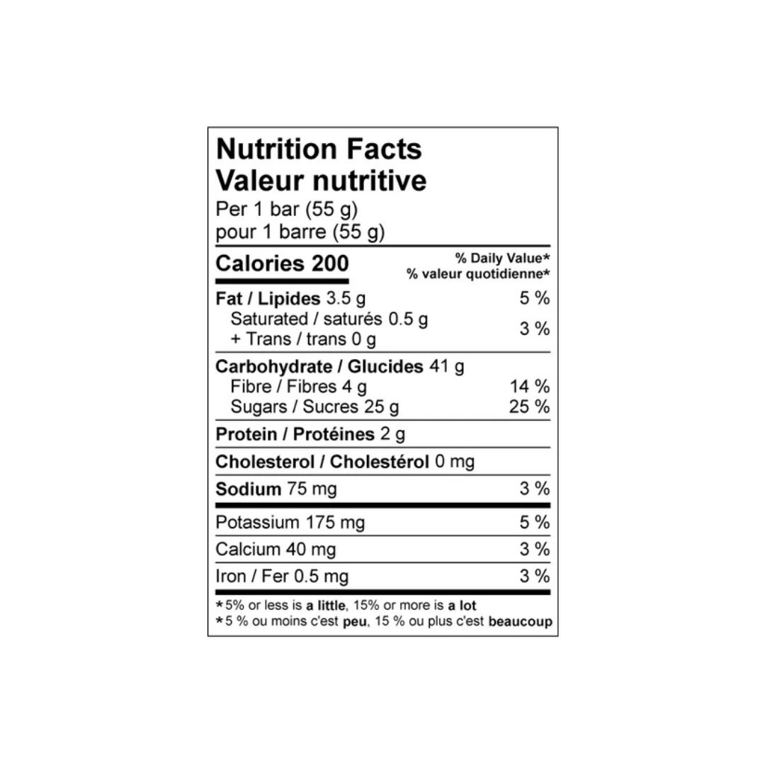 Informations nutritionnelles