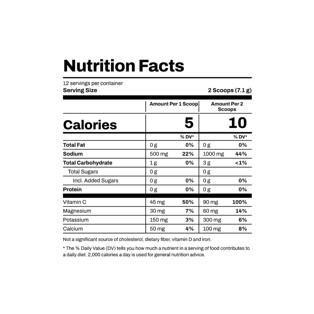 Informations nutritionnelles