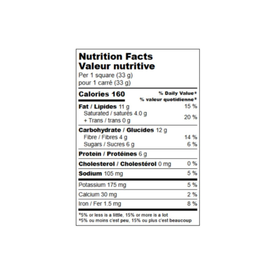 Informations nutritionnelles