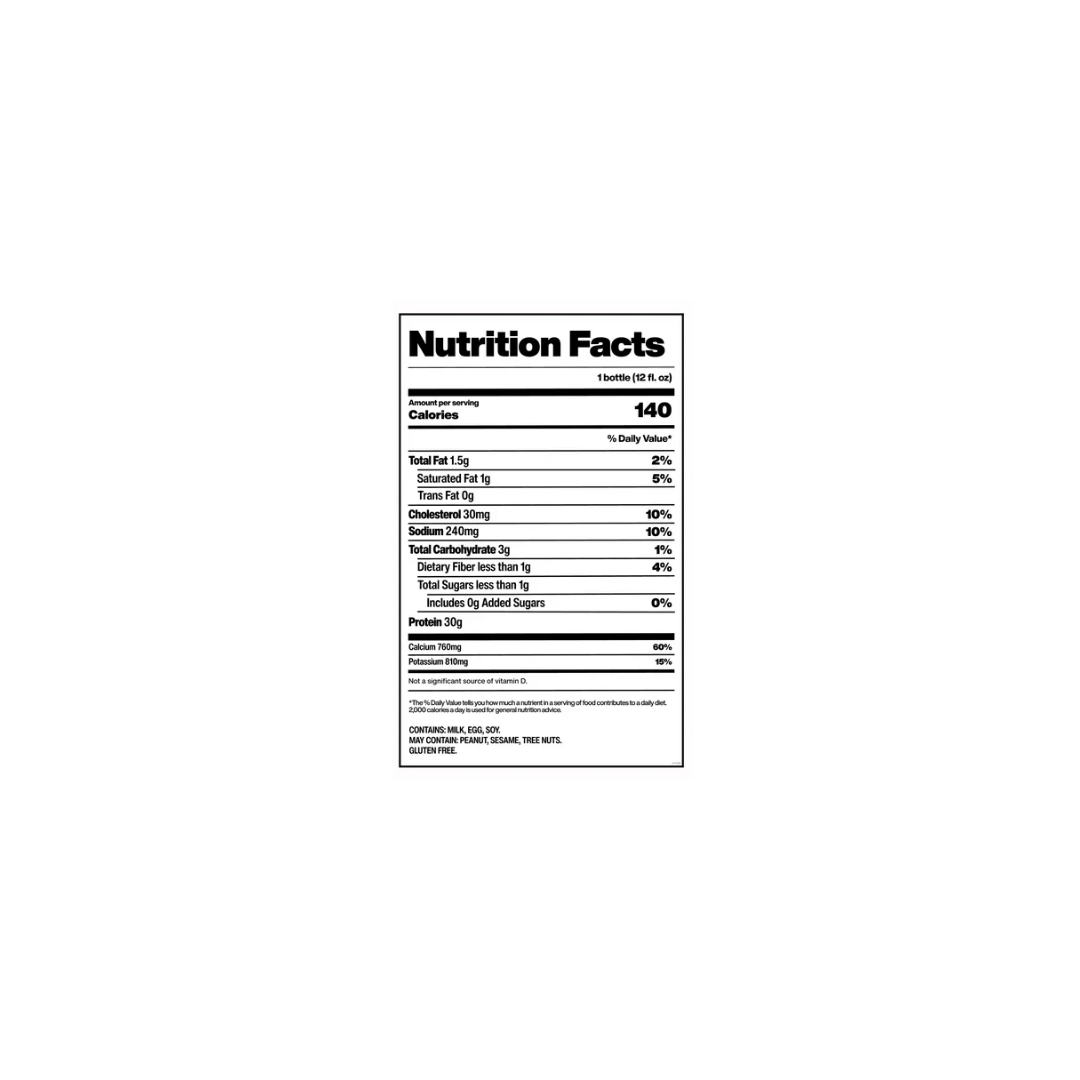 Informations nutritionnelles