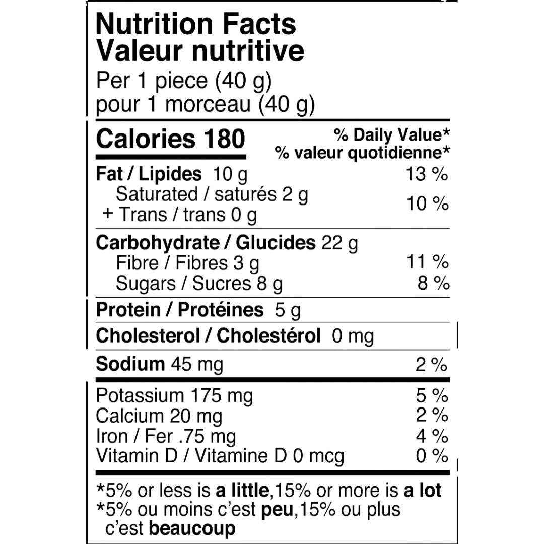 Informations nutritionnelles