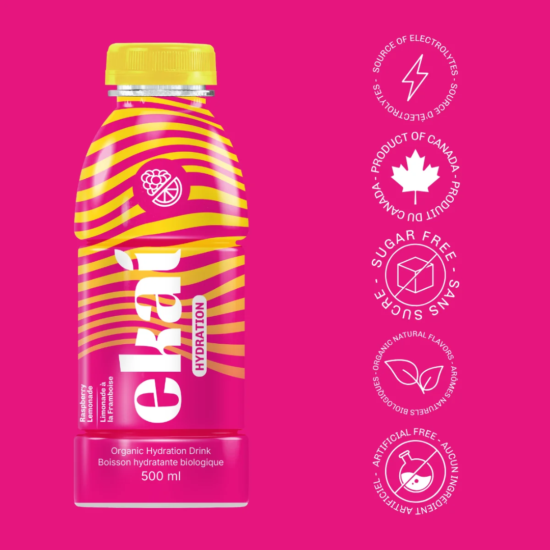 EKAI Boisson d'Hydratation Biologique - Limonade à la Framboise