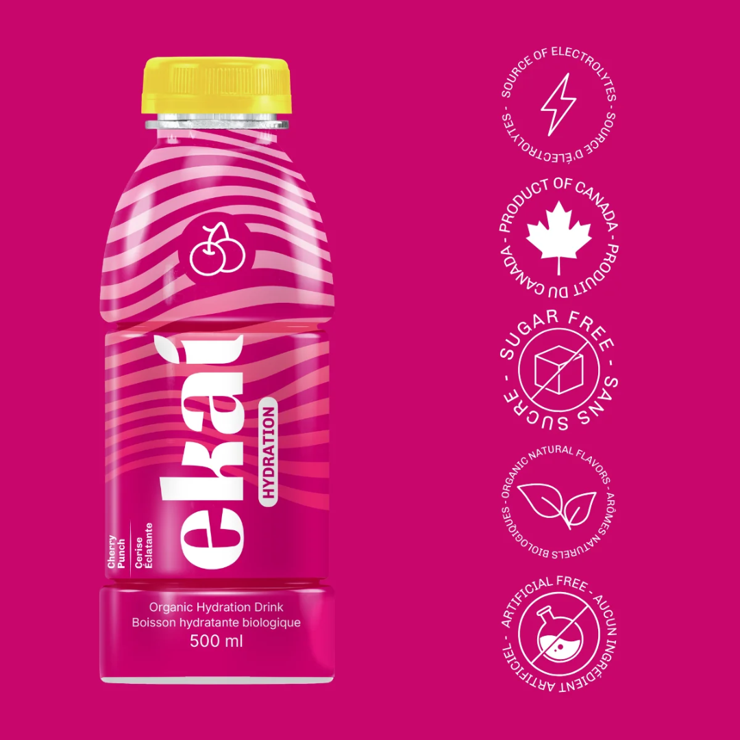 EKAI Boisson d'Hydratation Biologique - Cerise Éclatante