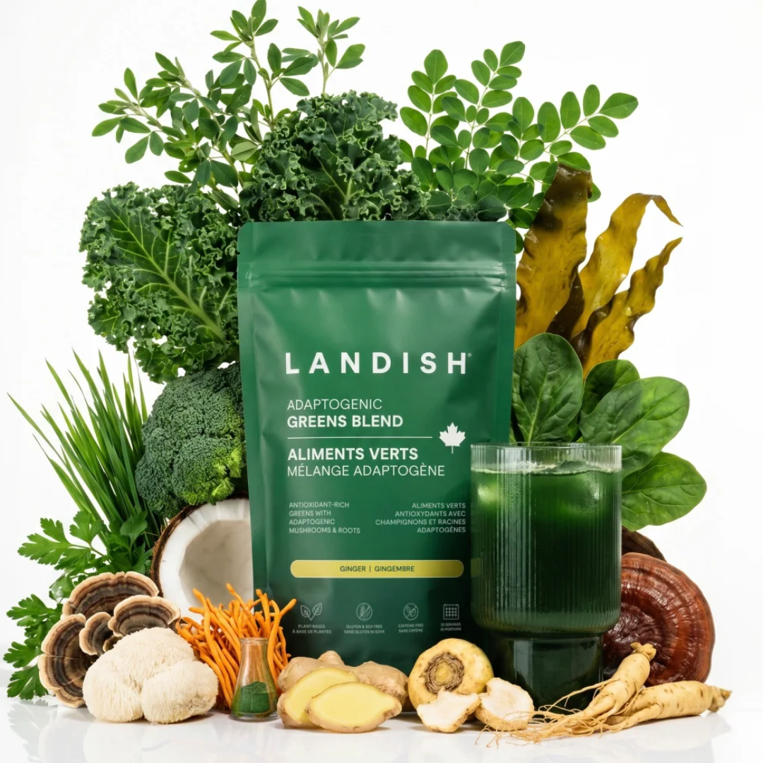 LANDISH - Aliments Verts Mélange Adaptogène
